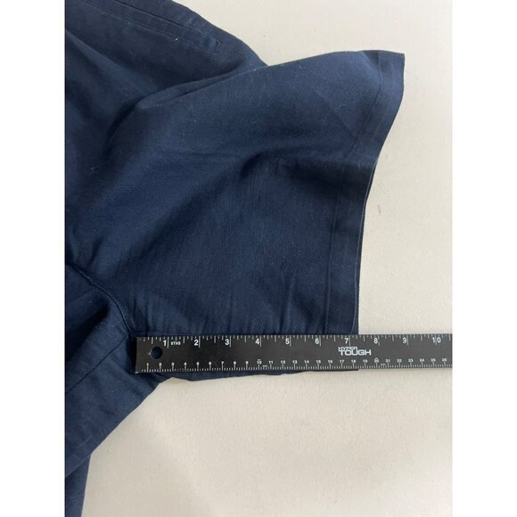 Bugle Boy for Her Blue Navy Shorts 7inch Inseam Classic Vintage Shorts Sz 14 Ram - Picture 7 of 7